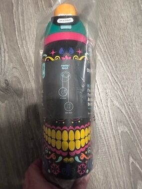 OwalaColorful Skull Pattern Stainless Steel Water Bottle - Multicolor